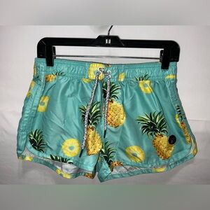 Molokai brand swim shorts.